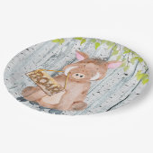 Boar- Holzfreunde - Aquarellbilder Pappteller (Schrägansicht)