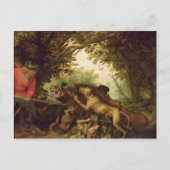 Boar Hunt, 1611 Postkarte (Vorderseite)