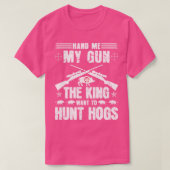 Boar Hunter Hog Jagd 1 T-Shirt (Design vorne)