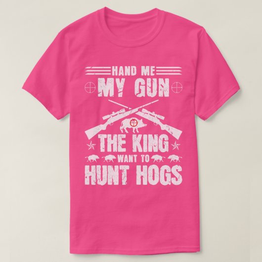 Boar Hunter Hog Jagd 1 T-Shirt (Design vorne)