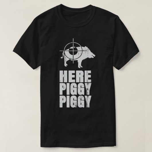 Boar Hunting Wild Hog Hunter Hogger T-Shirt (Design vorne)