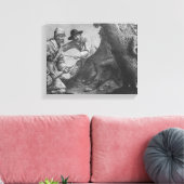 Boar-Jagd Leinwanddruck (Insitu (Wohnzimmer))
