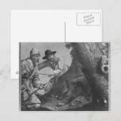Boar-Jagd Postkarte (Vorne/Hinten)