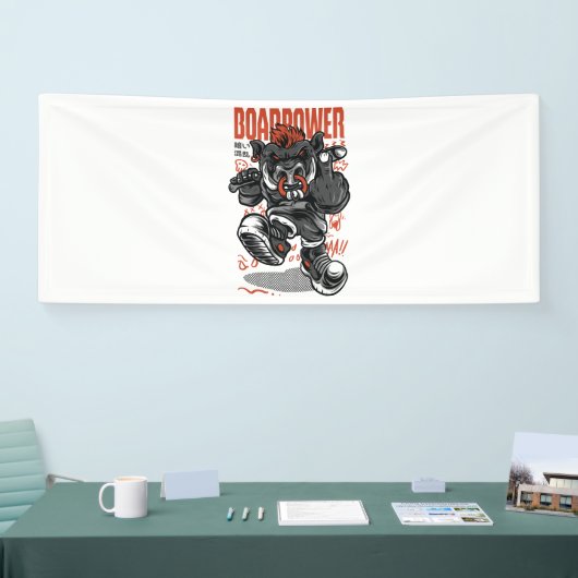 Boar-Power-Design Banner (Messe)