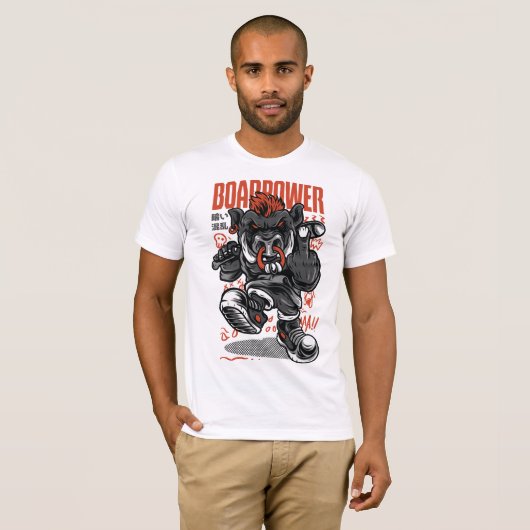 Boar Power T - Shirt (Vorne ganz)