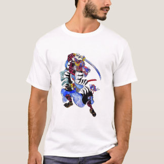 Boar Samurai mit einem Schwert im japanischen Stil T-Shirt