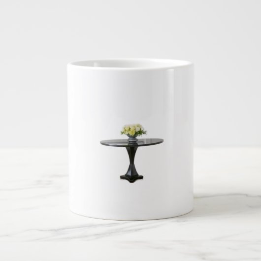 Board and Batten Wainscoting Modern Geometric Jumbo-Tasse (Vorderseite)