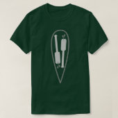 Board and Oars Vertical T-Shirt (Design vorne)