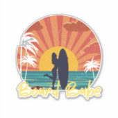 Board Babe Aufkleber (Vorderseite)