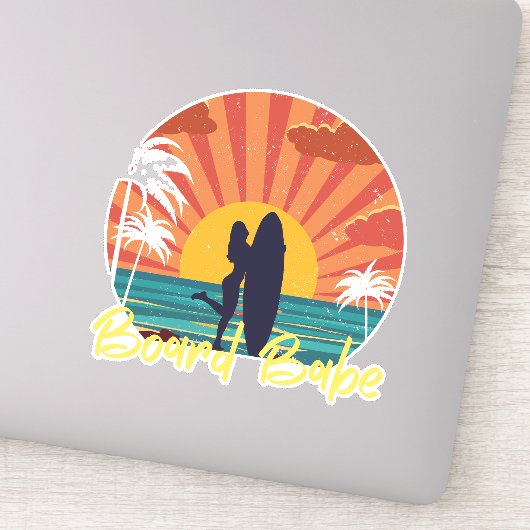 Board Babe Aufkleber (Detail)