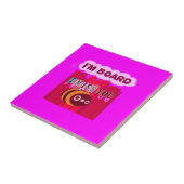 Board Bee Art Print Fliese (Seite)