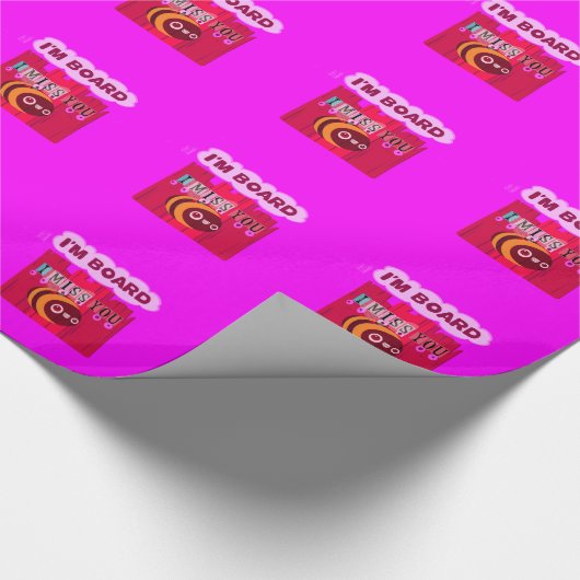 Board Bee Art Print Geschenkpapier (Ecke)