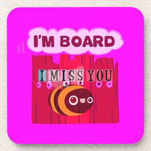 Board Bee Art Print Getränkeuntersetzer