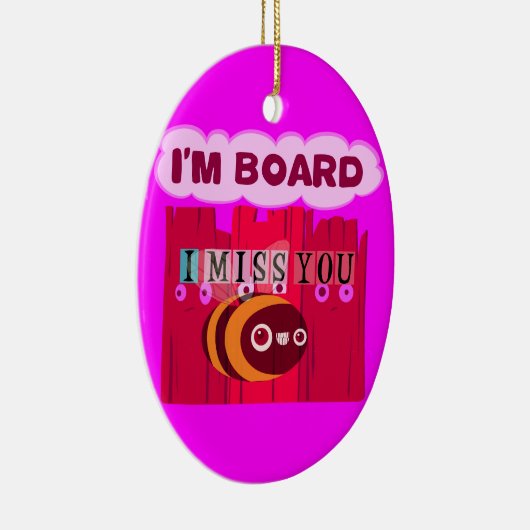 Board Bee Art Print Keramikornament (Rechts)