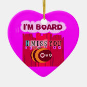 Board Bee Art Print Keramikornament (Vorne)