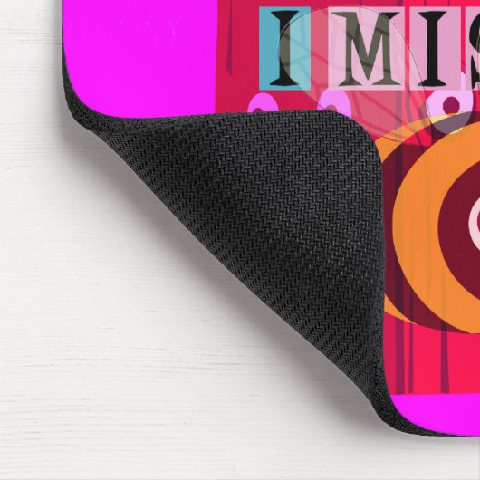 Board Bee Art Print Mousepad (Ecke)