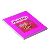 Board Bee Art Print Notizblock (angewinkelt)