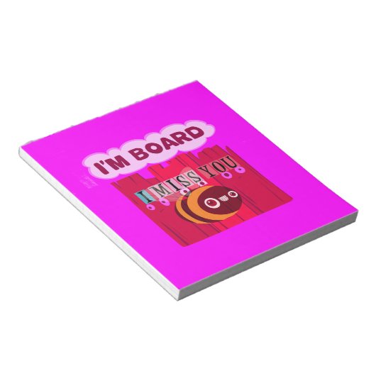 Board Bee Art Print Notizblock (angewinkelt)