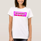 Board Bee Art Print T-Shirt (Vorderseite)