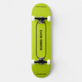 BOARD BOYZ Skateboard: Zitrone Skateboard (Vorderseite)