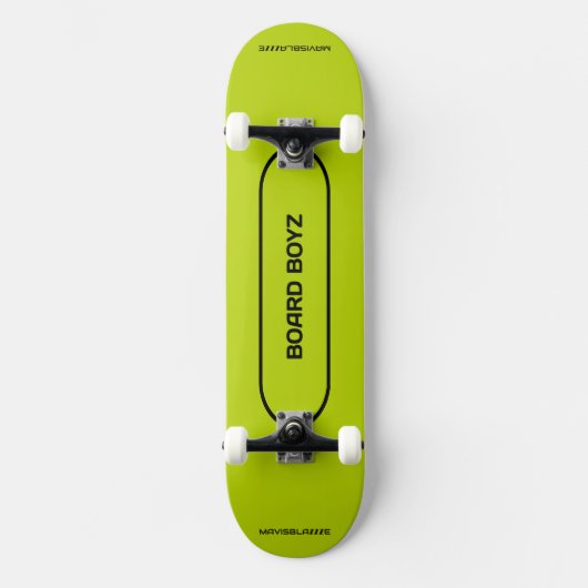 BOARD BOYZ Skateboard: Zitrone Skateboard (Vorderseite)