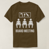 Board Carpenter Meeting Carpenter oder Woodworker T-Shirt (Design vorne)