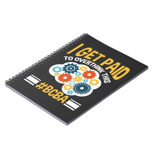 Board Certified Behavior Analyst Funny BCBA Notizblock (Linke Seite)