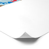 Board Game Alphabet Poster - Horizontal (Ecke)