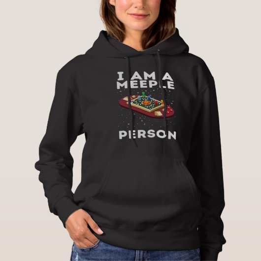 Board Game And Tabletop Board Gamer Meeple Person Hoodie (Vorderseite)