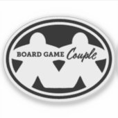 Board Game Couple Vinyl Sticker (Vorderseite)
