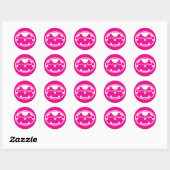 Board Game Couple White Frame Stickers (Blatt)