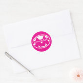 Board Game Couple White Frame Stickers (Umschlag)