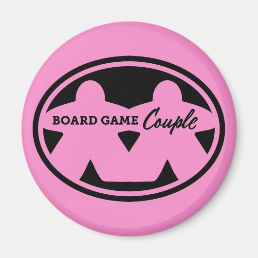 Board Game Couture Black Frame Magnet (Vorne)