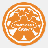 Board Game Crew White Frame Stickers (Vorderseite)