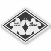 Board Game Duo Vinyl Sticker (Vorderseite)