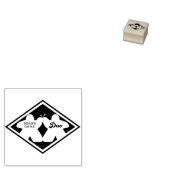 Board Game Duo Wood Art Briefmarke Gummistempel (Stempel)