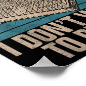 Board Game Joke Funny Board Game  Poster (Ecke)