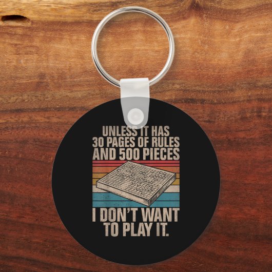 Board Game Joke Funny Board Game Schlüsselanhänger (Vorderseite)