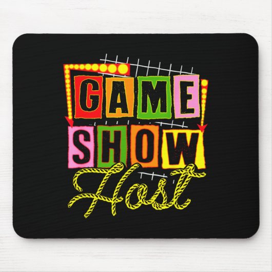 Board Game Lover Trivia Game Night Funny Game Show Mousepad (Vorne)