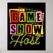 Board Game Lover Trivia Game Night Funny Game Show Poster (Vorne)