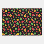 Board Game Meeple und Poinsettia Weihnachtsmuster Geschenkpapier Set (Vorderseite 3)