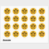 Board Game Player Schwarze Rahmen Sticker (Blatt)