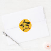 Board Game Player Schwarze Rahmen Sticker (Umschlag)
