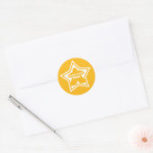 Board Game Player White Frame Sticker (Umschlag)