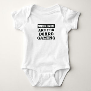 Board Gamer-Geschenkwochen sind für Brettspiele b Baby Strampler
