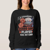 Board Games Chess Board Game Player Gambling Sweatshirt (Vorderseite)