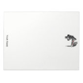 Board Games Two Cats spielen Schach Match Red Notizblock (Vorderseite)