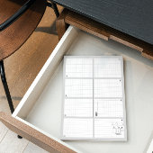 Board-Gamescore-Bögen für Notepad Notizblock