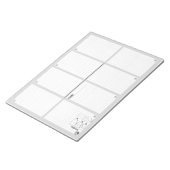 Board-Gamescore-Bögen für Notepad Notizblock (angewinkelt)