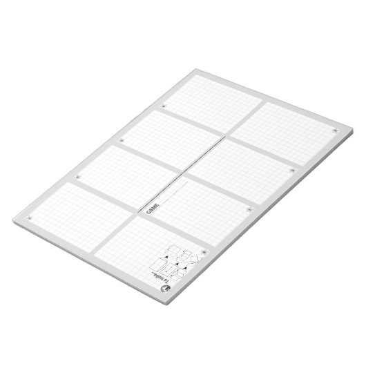 Board-Gamescore-Bögen für Notepad Notizblock (angewinkelt)